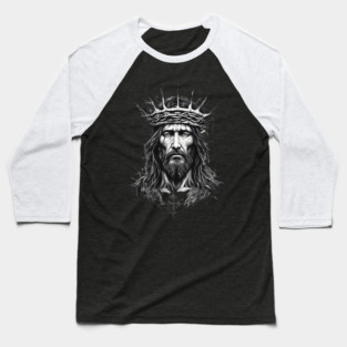 Jesus Crucifixion Baseball T-Shirt