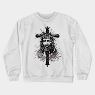 Crucifixion Of Jesus Crewneck Sweatshirt