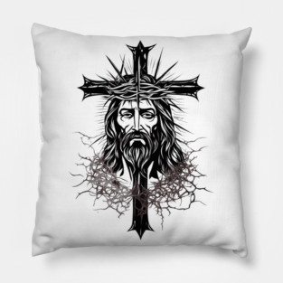 Crucifixion Of Jesus Pillow