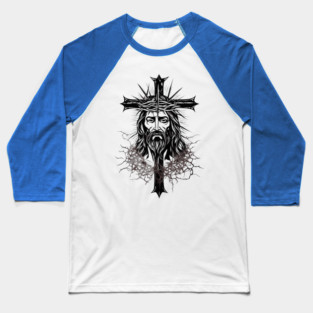 Crucifixion Of Jesus Baseball T-Shirt