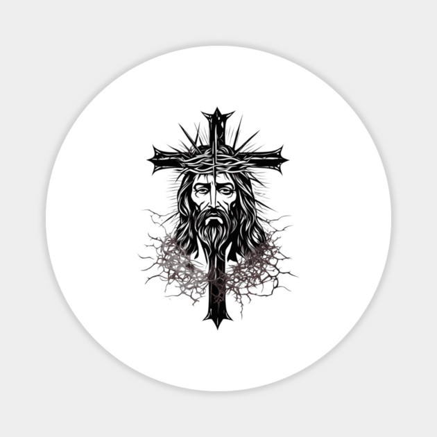 Crucifixion Of Jesus Magnet by animegirlnft
