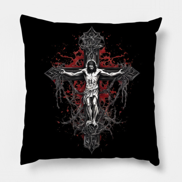 The Power Of Christ Compels You Pillow by animegirlnft
