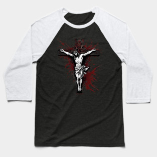 Christ The Redeemer Baseball T-Shirt