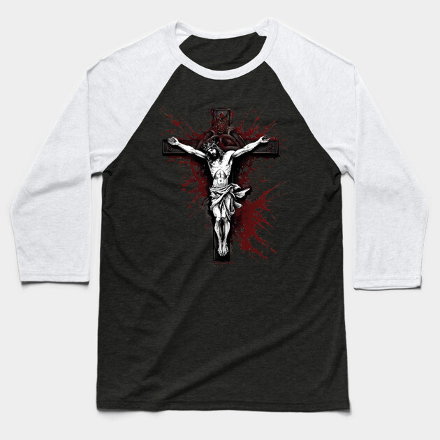 Christ The Redeemer Baseball T-Shirt by animegirlnft