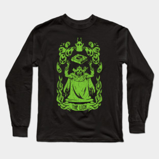 Adventure time The lich King, tarot card design of The Lich King from adventure time Long Sleeve T-Shirt
