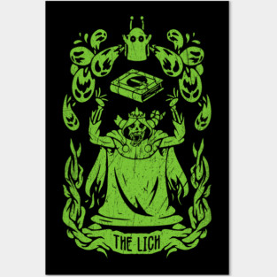 Adventure time The lich King, tarot card design of The Lich King from adventure time Posters and Art