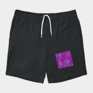 Magenta Cool Paisley Shorts
