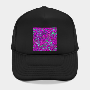 Magenta Cool Paisley Hat