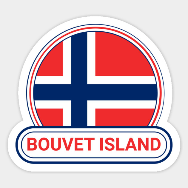 Bouvet Island Country Badge - Bouvet Island Flag Magnet by Yesteeyear
