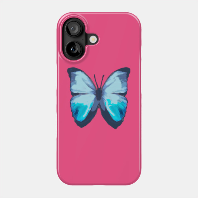 Blue Butterfly Phone Case by DonWillisJrArt