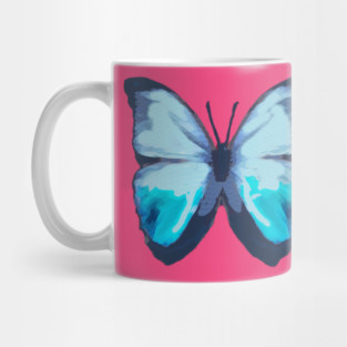 Blue Butterfly Mug