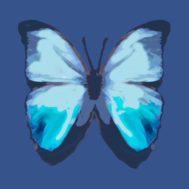Blue Butterfly by DonWillisJrArt
