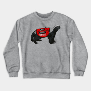 Anxiety Companion Honey Badger Crewneck Sweatshirt