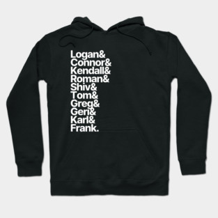 Succession Character List Hoodie