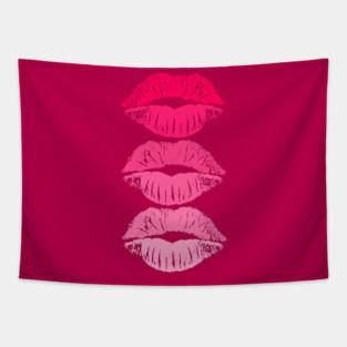 HOT PINK LIPS Tapestry