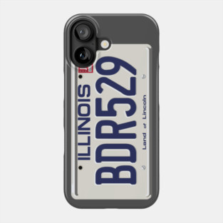 Bluesmobile License Plate BDR529 Phone Case