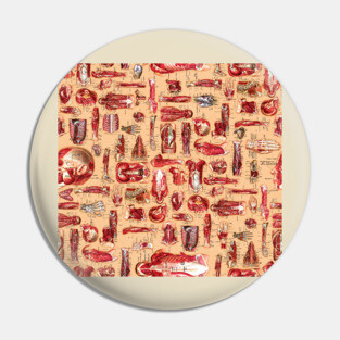 Full Color Anatomical Fashion Pin