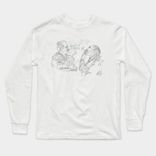 The Master: "Minty Flavor" [Outline] Long Sleeve T-Shirt