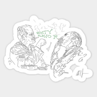 The Master: "Minty Flavor" [Outline] Sticker