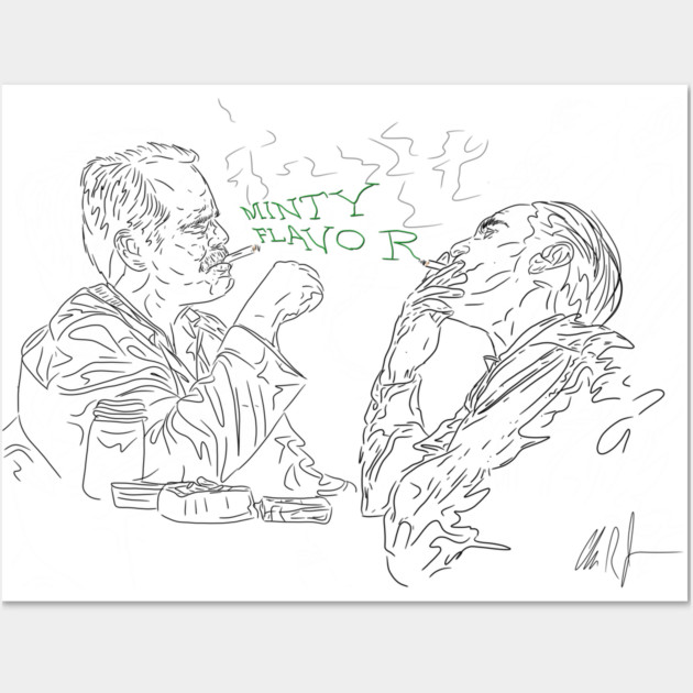 The Master: "Minty Flavor" [Outline] Wall Art by 51Deesigns