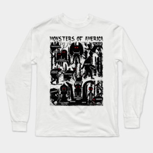 Monsters Of America Cryptid Long Sleeve T-Shirt