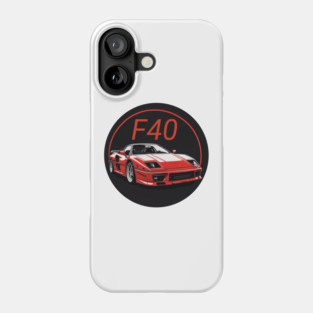 Ferrari F40 legendary design Phone Case
