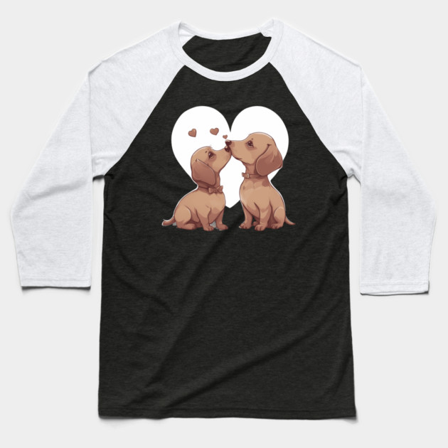 Mini Dachshund Baseball T-Shirt by animegirlnft