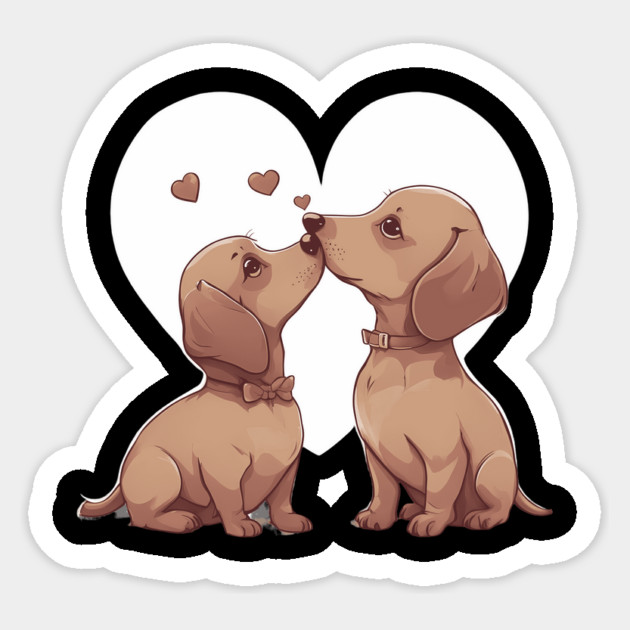 Mini Dachshund Sticker by animegirlnft