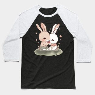 I Love You Rabbit Baseball T-Shirt