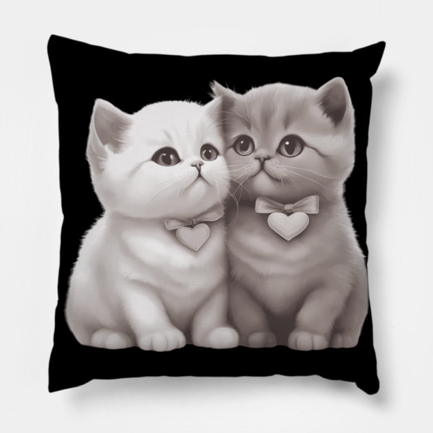 Cat Sitting Pillow by animegirlnft