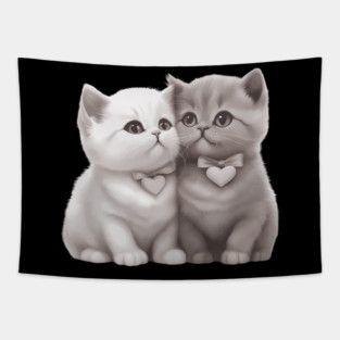 Cat Sitting Tapestry