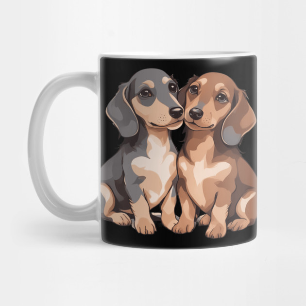 Mini Dachshund Puppies by animegirlnft