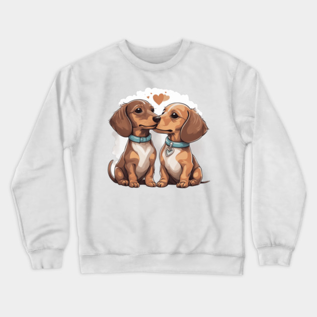 Miniature Dachshund Crewneck Sweatshirt by animegirlnft