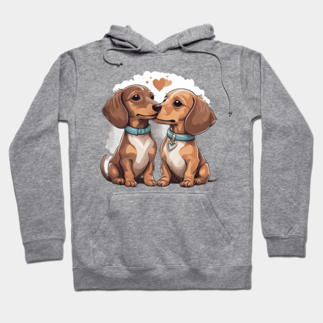 Miniature Dachshund Hoodie by animegirlnft
