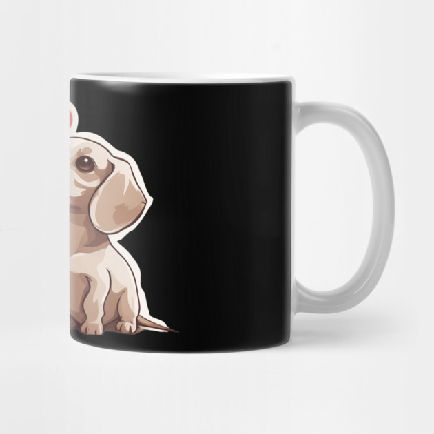 Cream Dachshund by animegirlnft