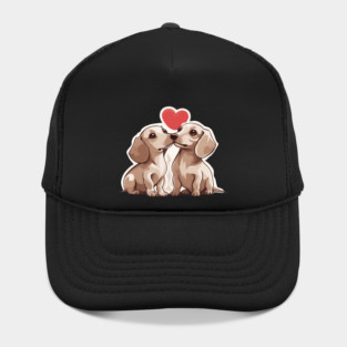 Cream Dachshund Hat