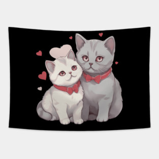 British Shorthair Cat Tapestry