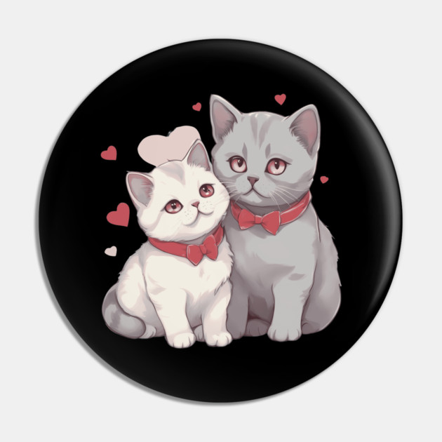 British Shorthair Cat Pin by animegirlnft