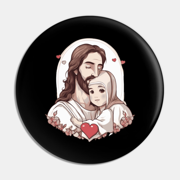 Jesus Loves You Pin by animegirlnft