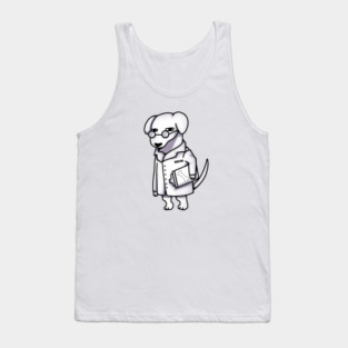 Funny Doctor Dog, Dog Lover Tank Top