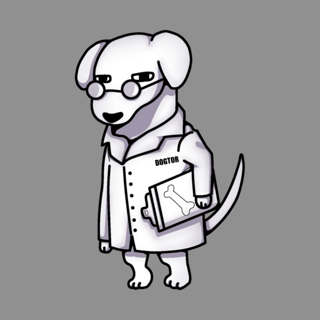 Funny Doctor Dog, Dog Lover by logiamerch