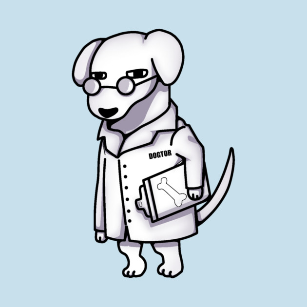 Funny Doctor Dog, Dog Lover by logiamerch