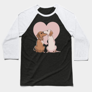 Dachshund Dog Baseball T-Shirt