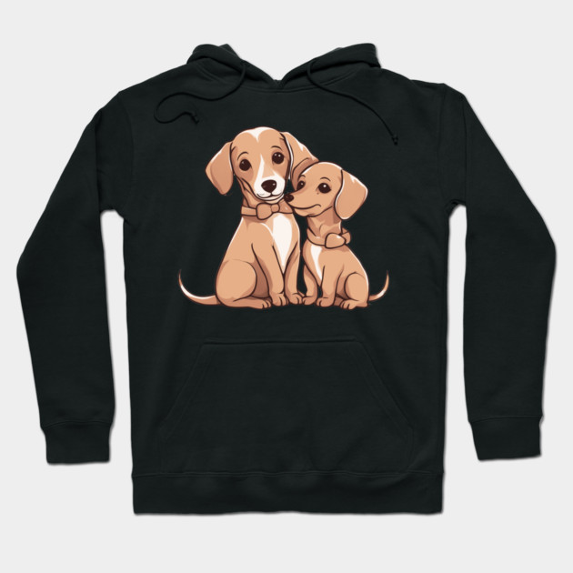 Golden Dachshund Hoodie by animegirlnft