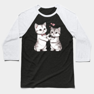 Cat Lover Baseball T-Shirt