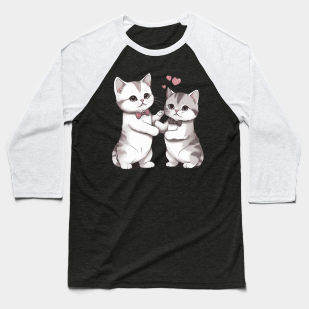 Cat Lover Baseball T-Shirt by animegirlnft