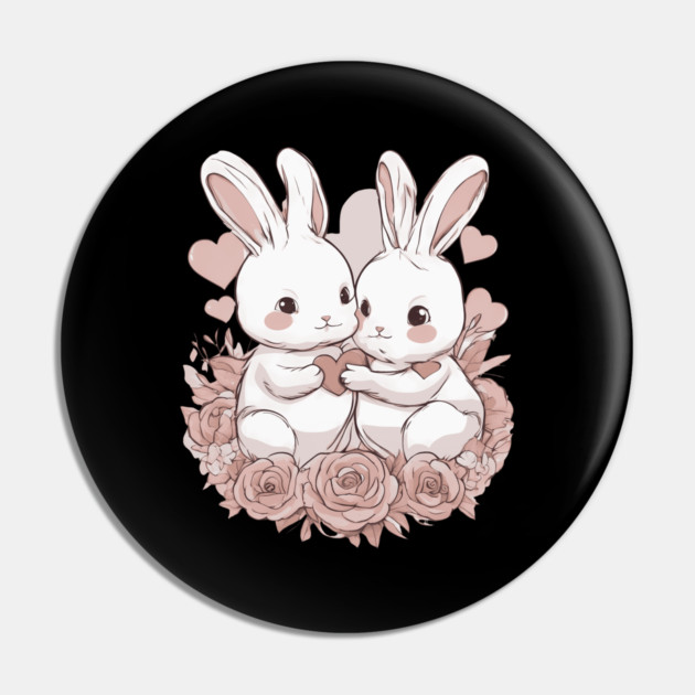 Bunny Lover Pin by animegirlnft