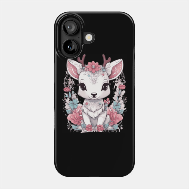 Santa's Reindeer Phone Case by animegirlnft