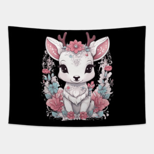 Santa's Reindeer Tapestry