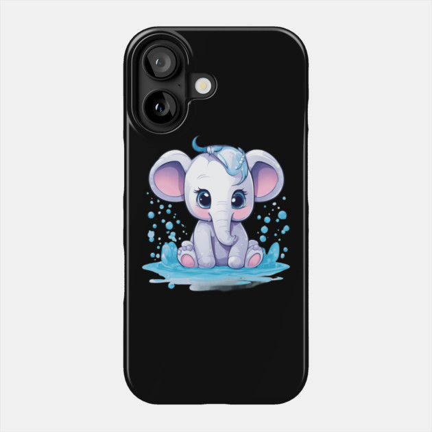 Baby Elephant Phone Case by animegirlnft